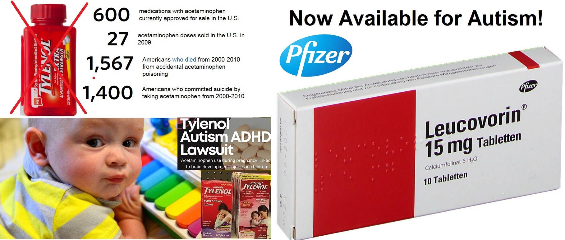 Autism Tylenol Leucovorin