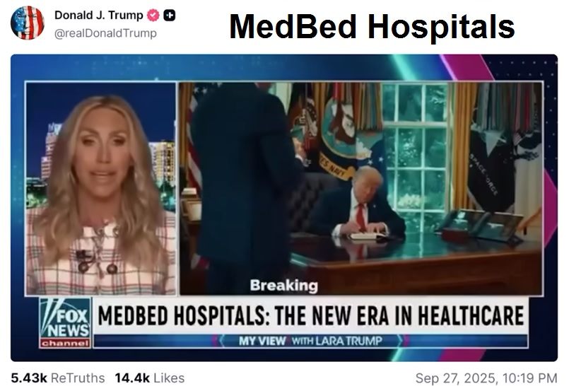 MedBed Hospitals Trump Truth Social