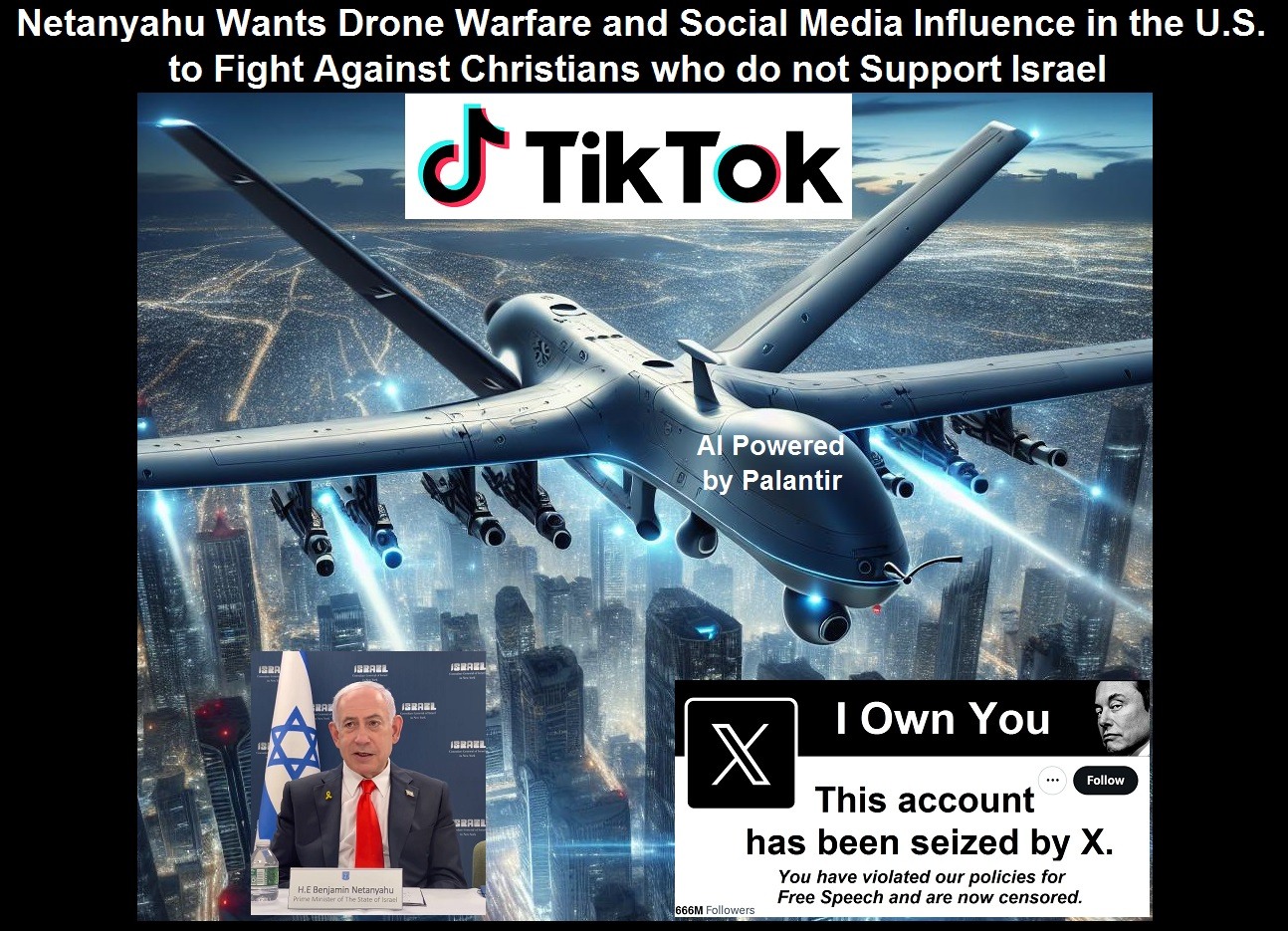 Netanyahu plans to attack Christians in the U.S.