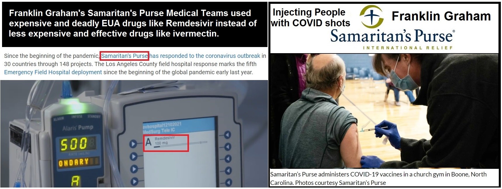 Samaritan Purse COVID Treatments Legacy