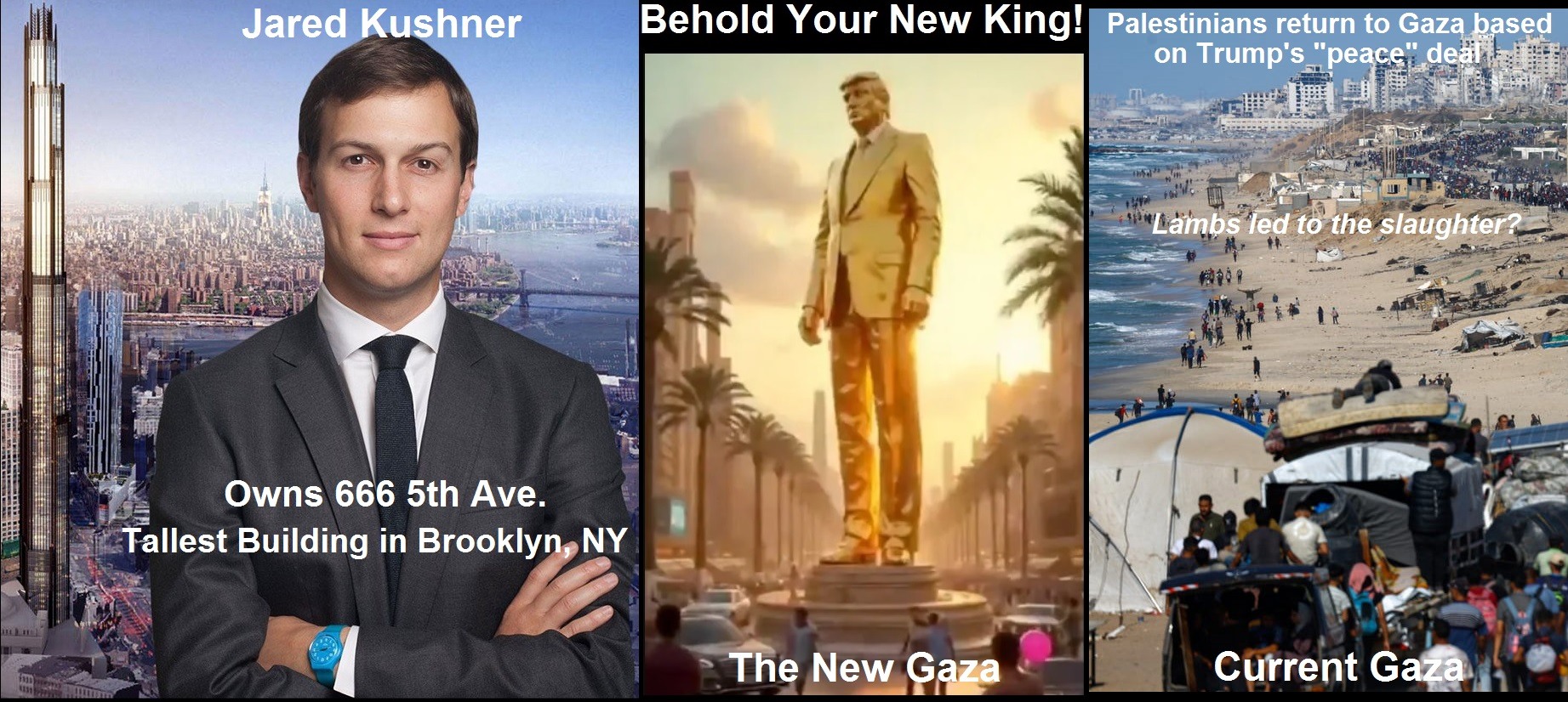 New Gaza Deal by Trump and Kushner