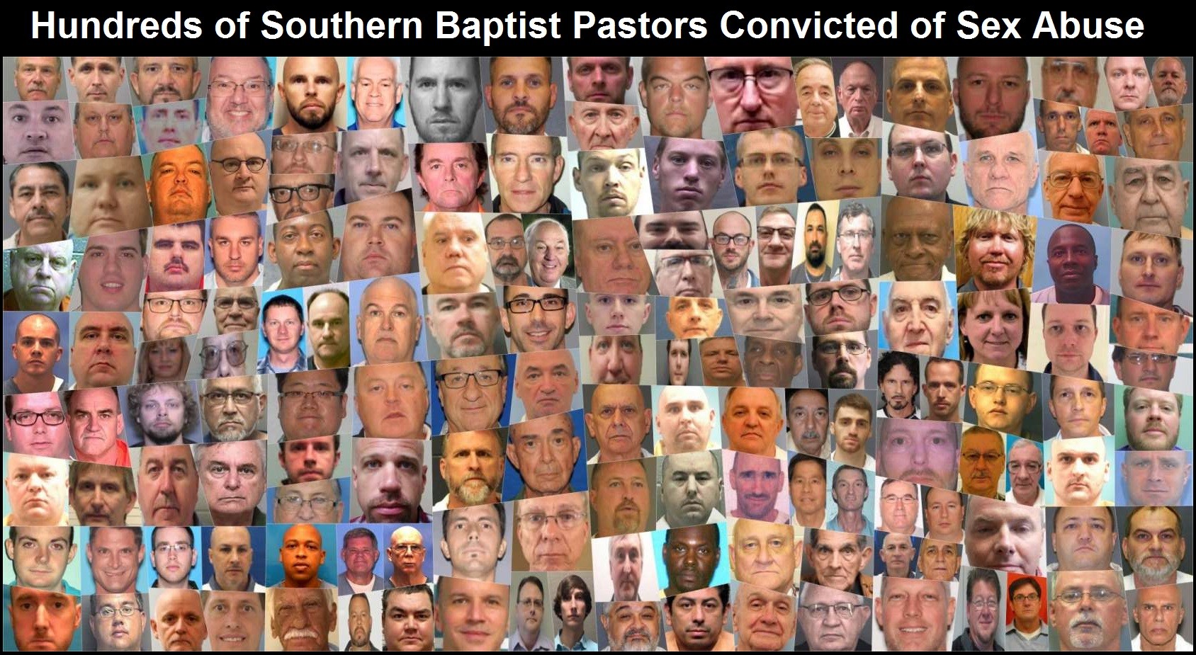 Hundreds of Southern Baptist leaders mug shots sexual abuse