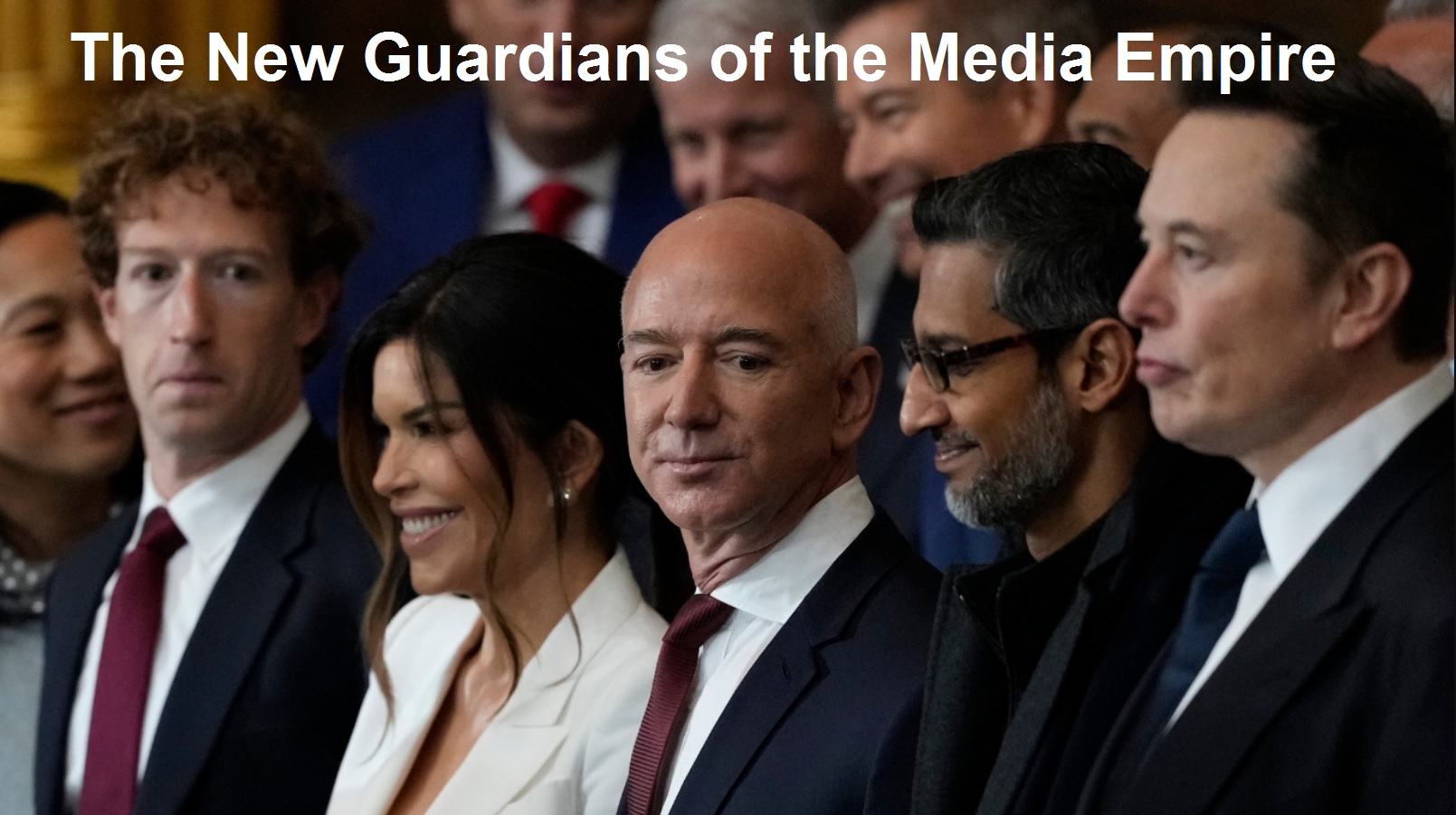 Zuckerberg, Bezos, Pichai and Musk at Trump’s inauguration, the new guardians of the media empire 2