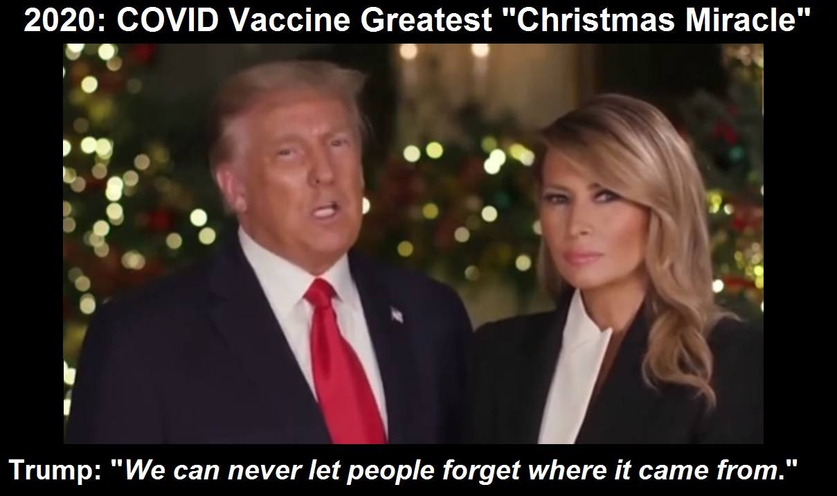 Trump Greatest Christmas Miracle COVID vaccine