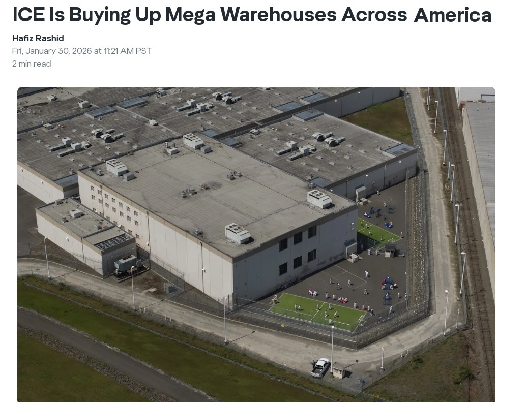 ICE is buying up mega warehouses across America
