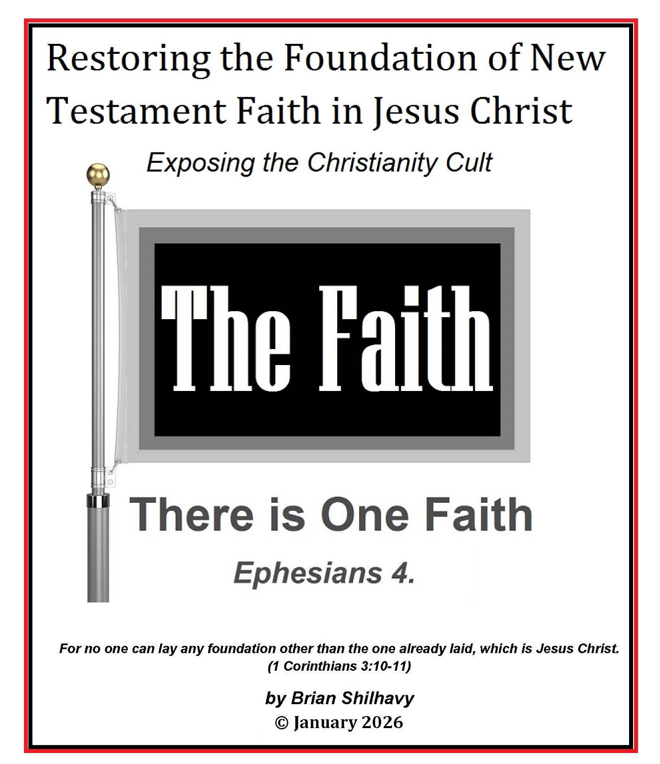 Restoring the Foundation of New Testament Faith in Jesus Christ Book Cover 2