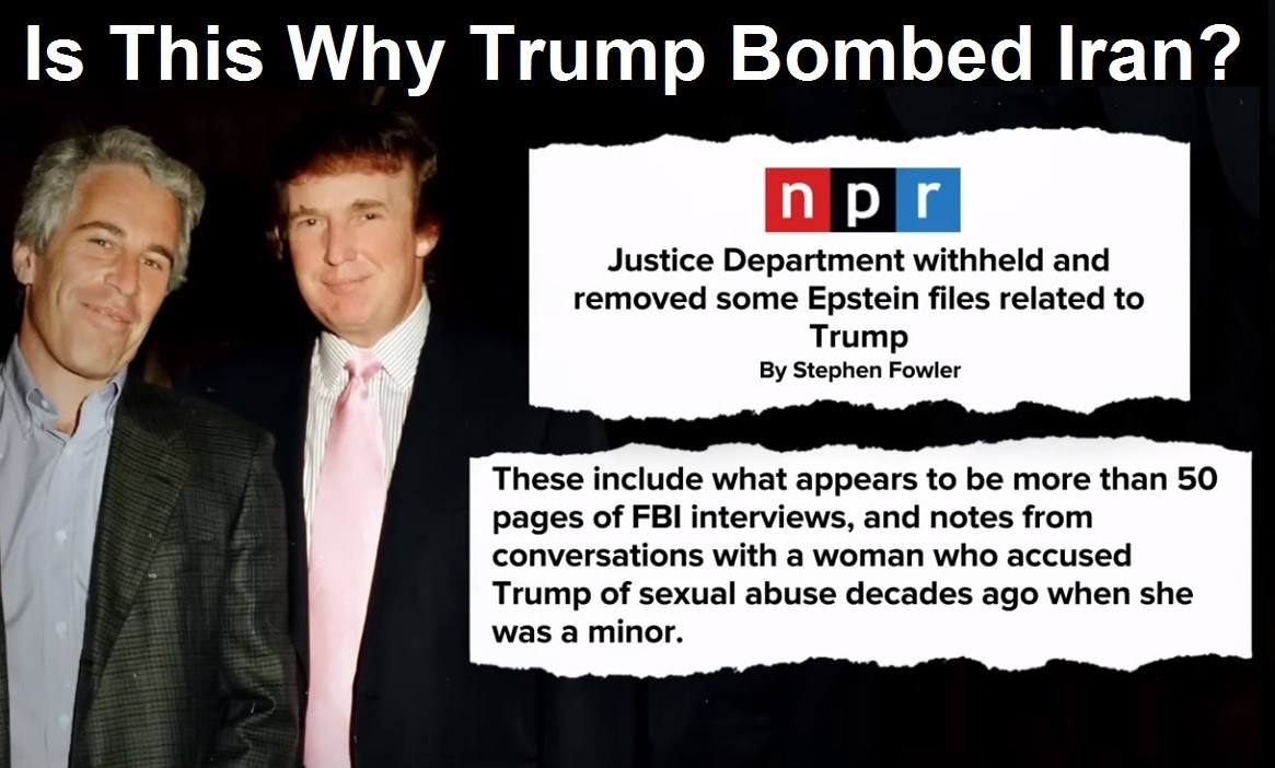Is this why trump bombed Iran