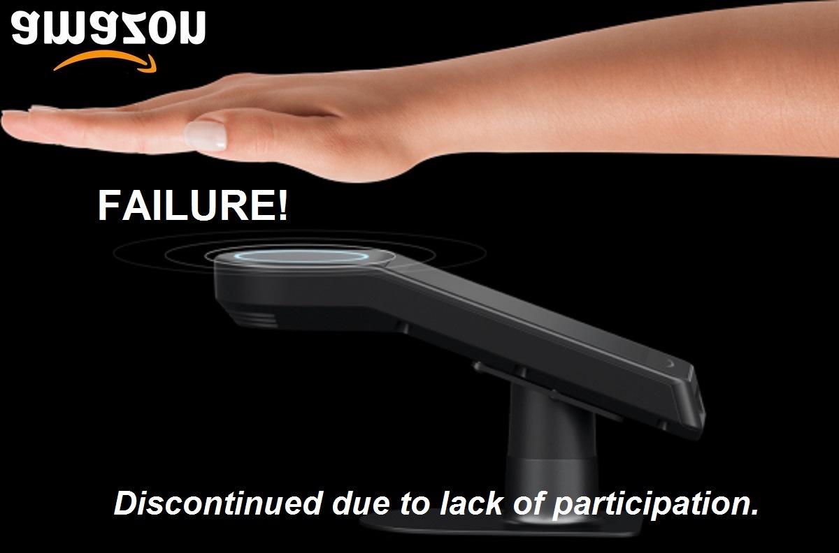 Palm scanner discontinued at Amazon