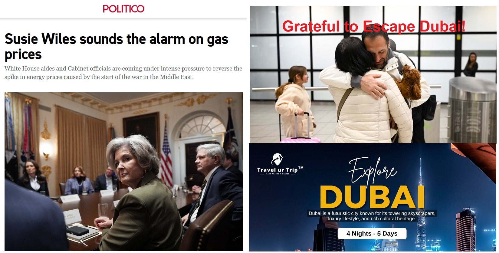 Middle East Gas price increase dangers