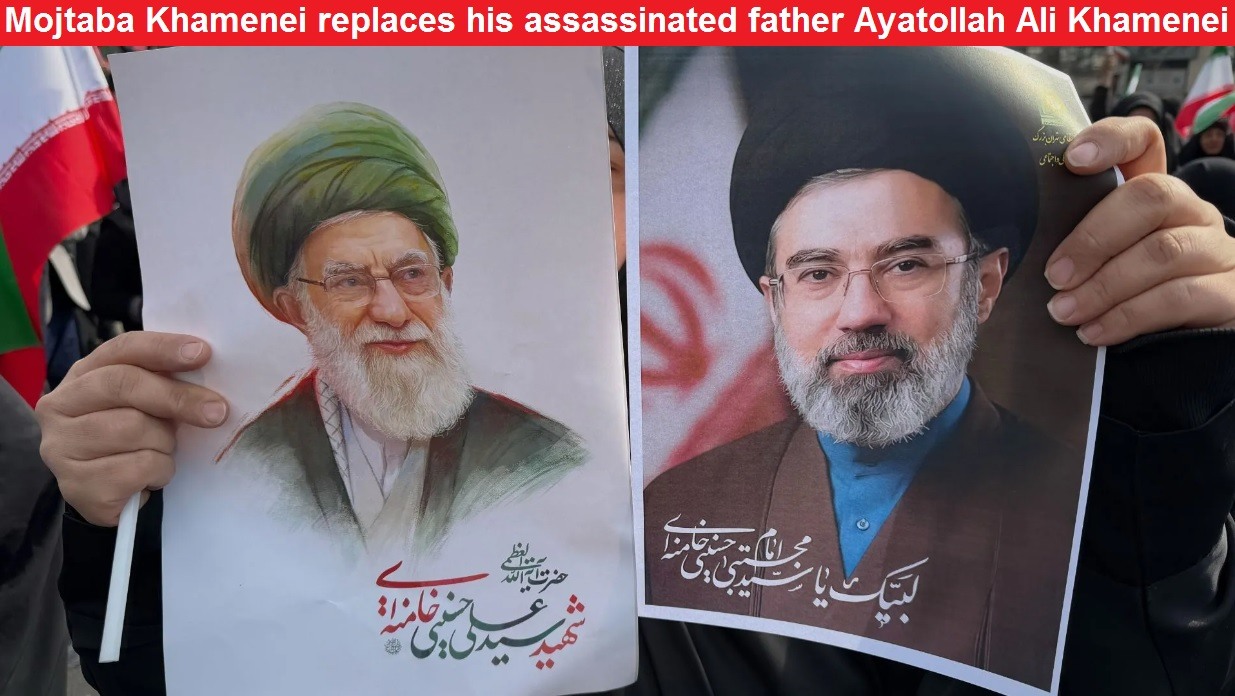 Mojtaba Khamenei replaces his assassinated father Ayatollah Ali Khamenei