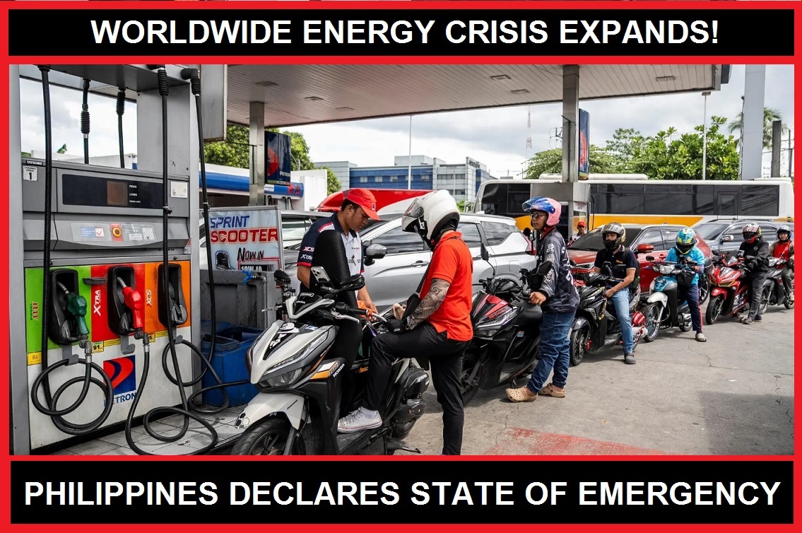Philippines declears state of emergency worldwide energy crisis