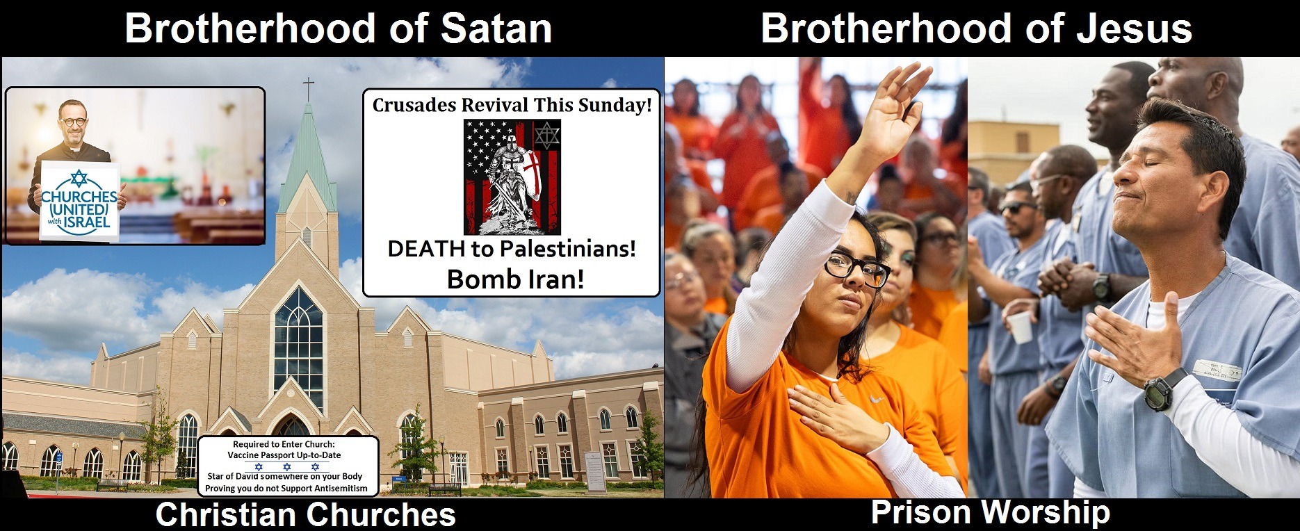 Brotherhood of Satan vs. Brotherhood of Jesus