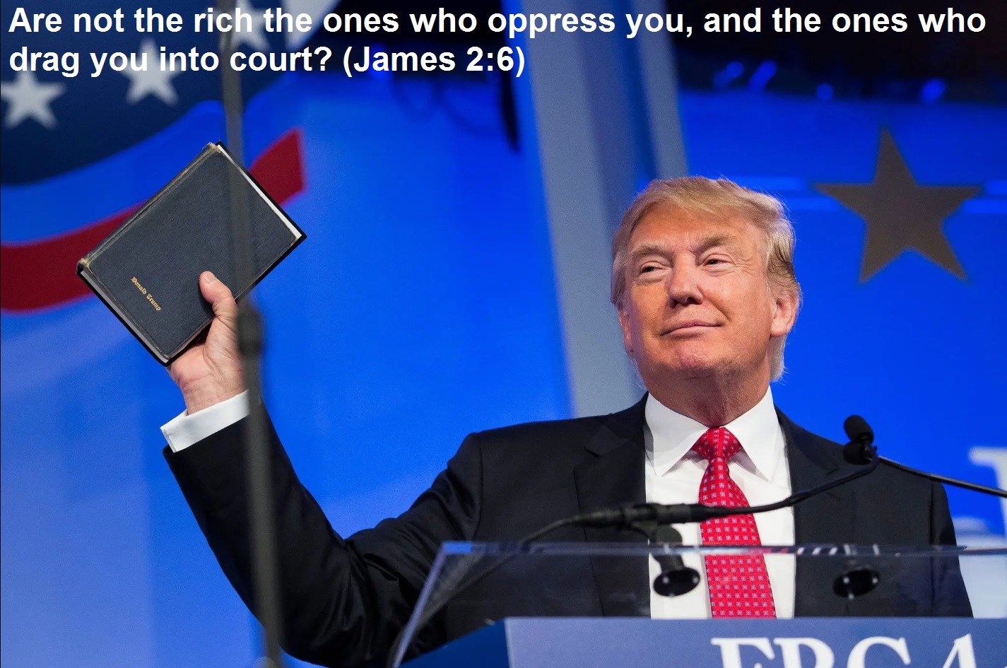 Trump the rich christian
